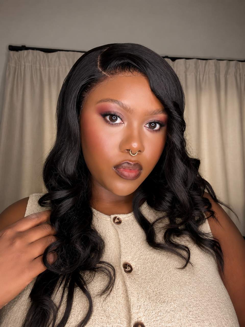 Single Drawn 13x4 Straight Lace Front Wig – 20 Inch Human Hair | Goddess Hair